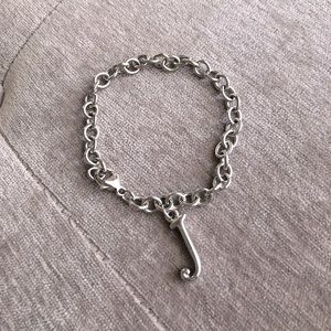 Silver Juicy Couture “J” Bracelet
